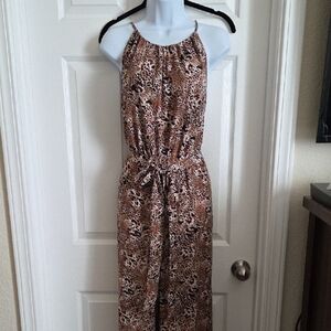 Leopard Print Jumpsuit